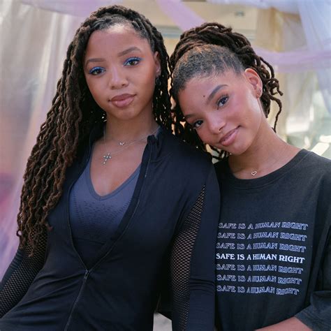 are chloe and halle sisters|hailey and bailey twins.